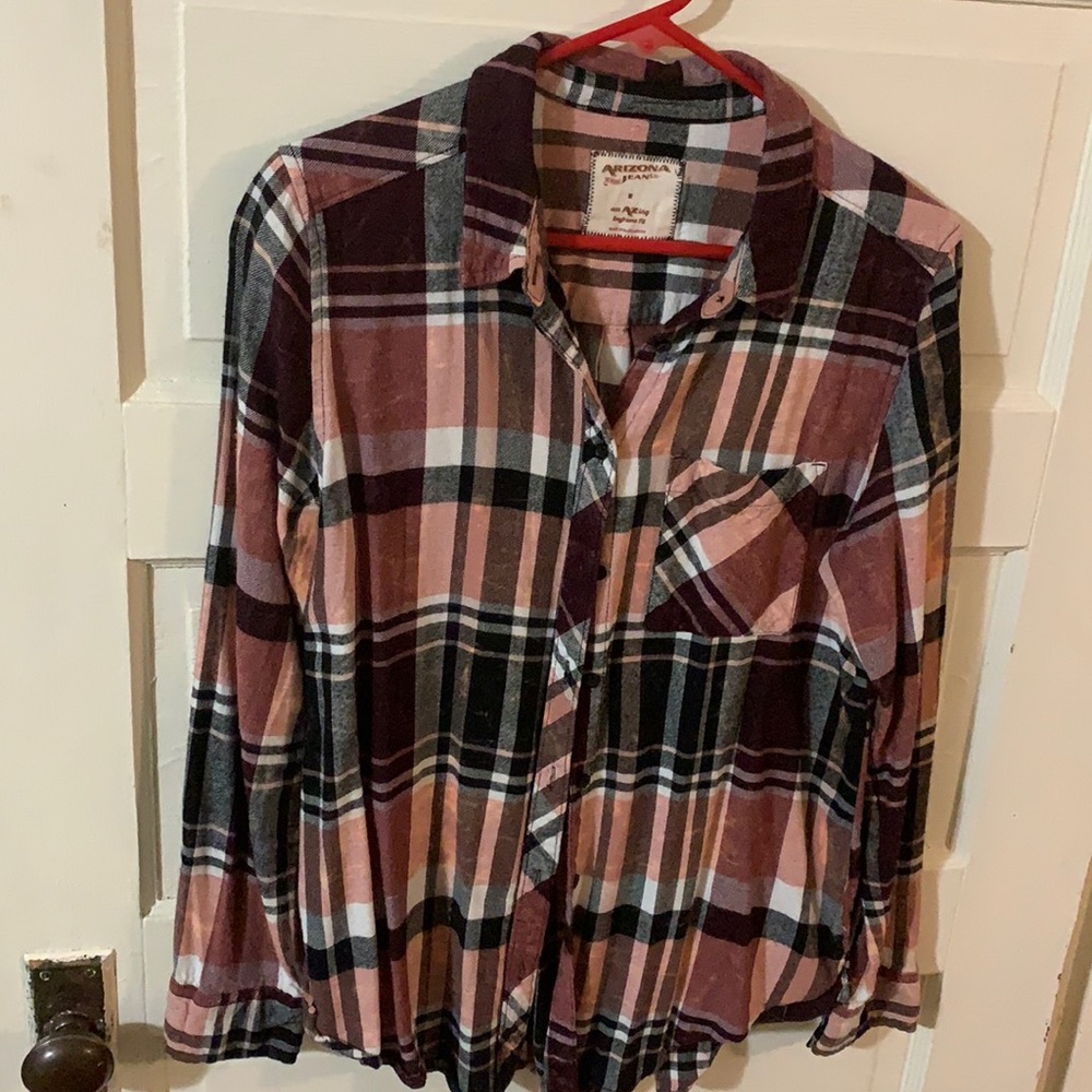 Women button down long sleeve size Medium